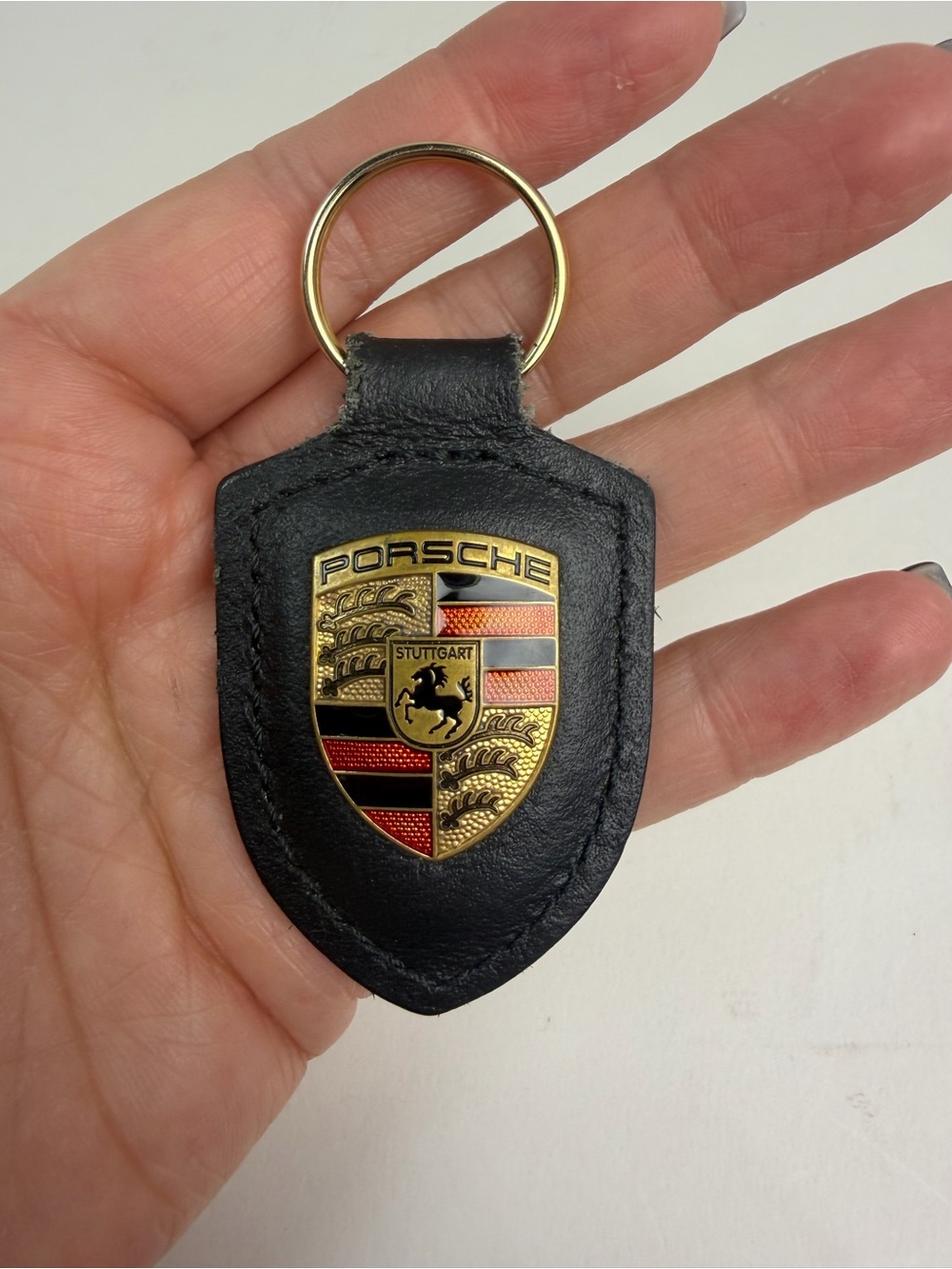 Porsche Crest Key Chain